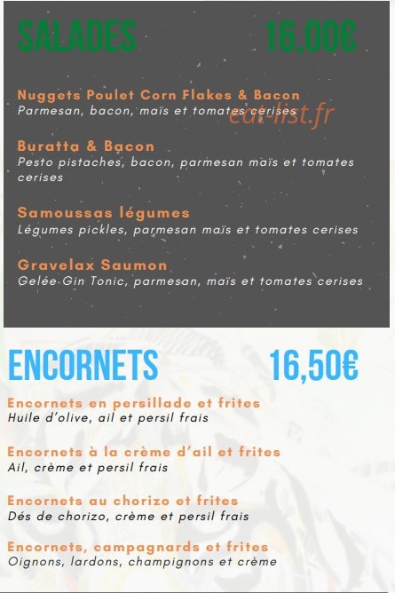 Le Sparrow — carte page 2