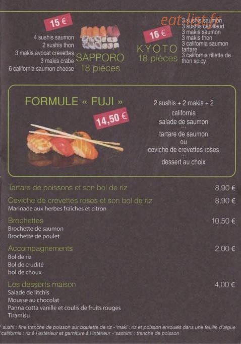 Sushi & Food — carte page 2