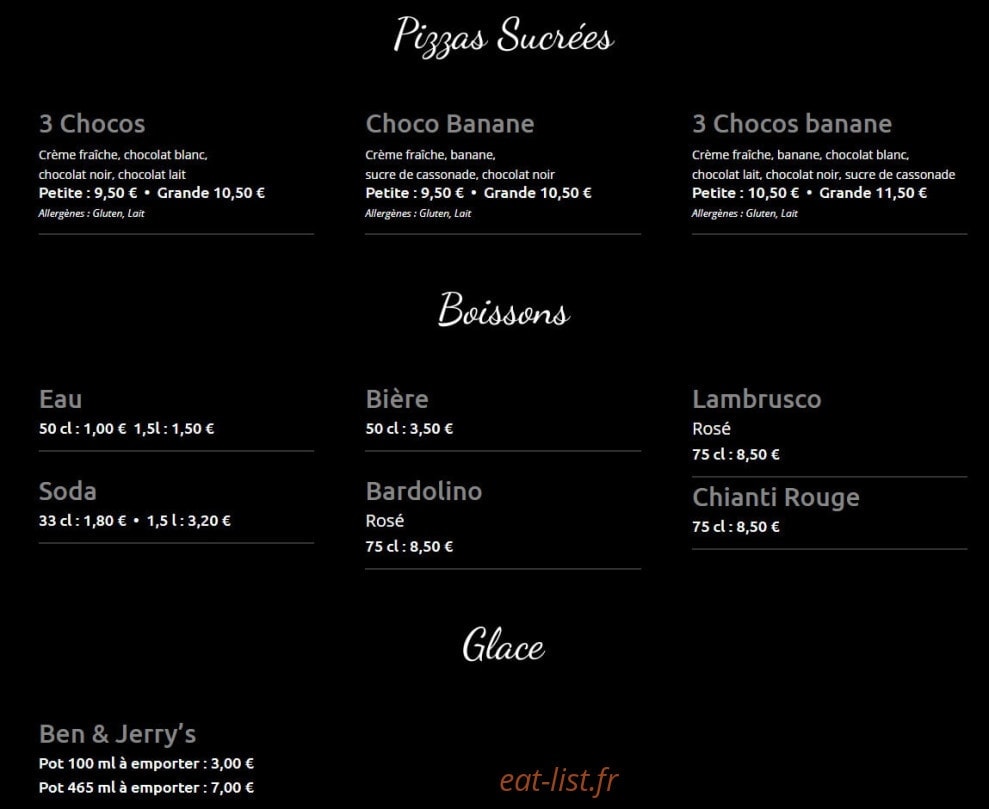 Kpizz — carte page 11