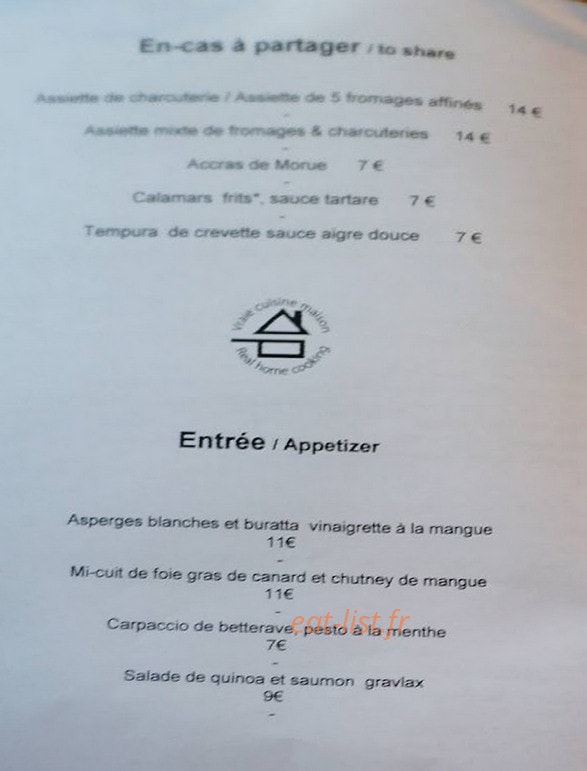 L'Aubreçay chez Moustache — carte page 3