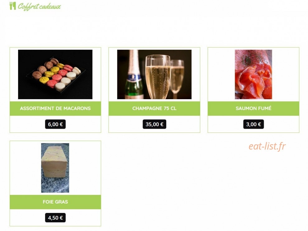 Illico Saveurs — carte page 7