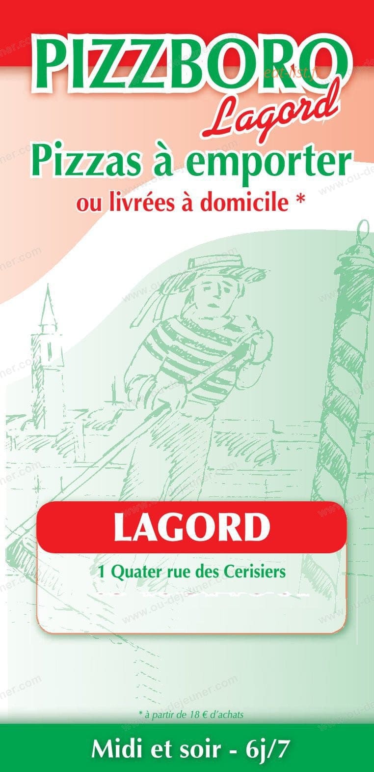 Pizzboro — carte page 1