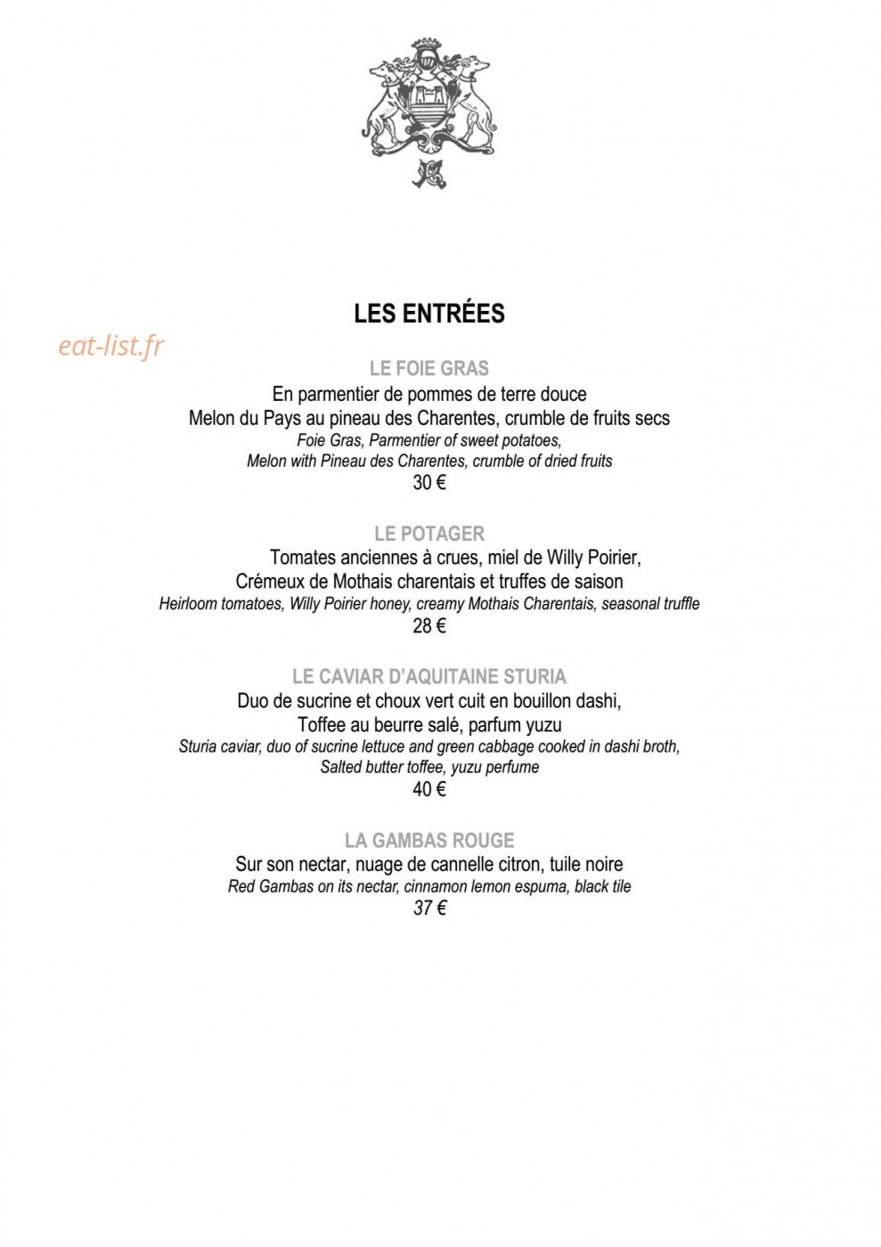 Chateau de Mirambeau - Relais & Chateaux — carte page 1