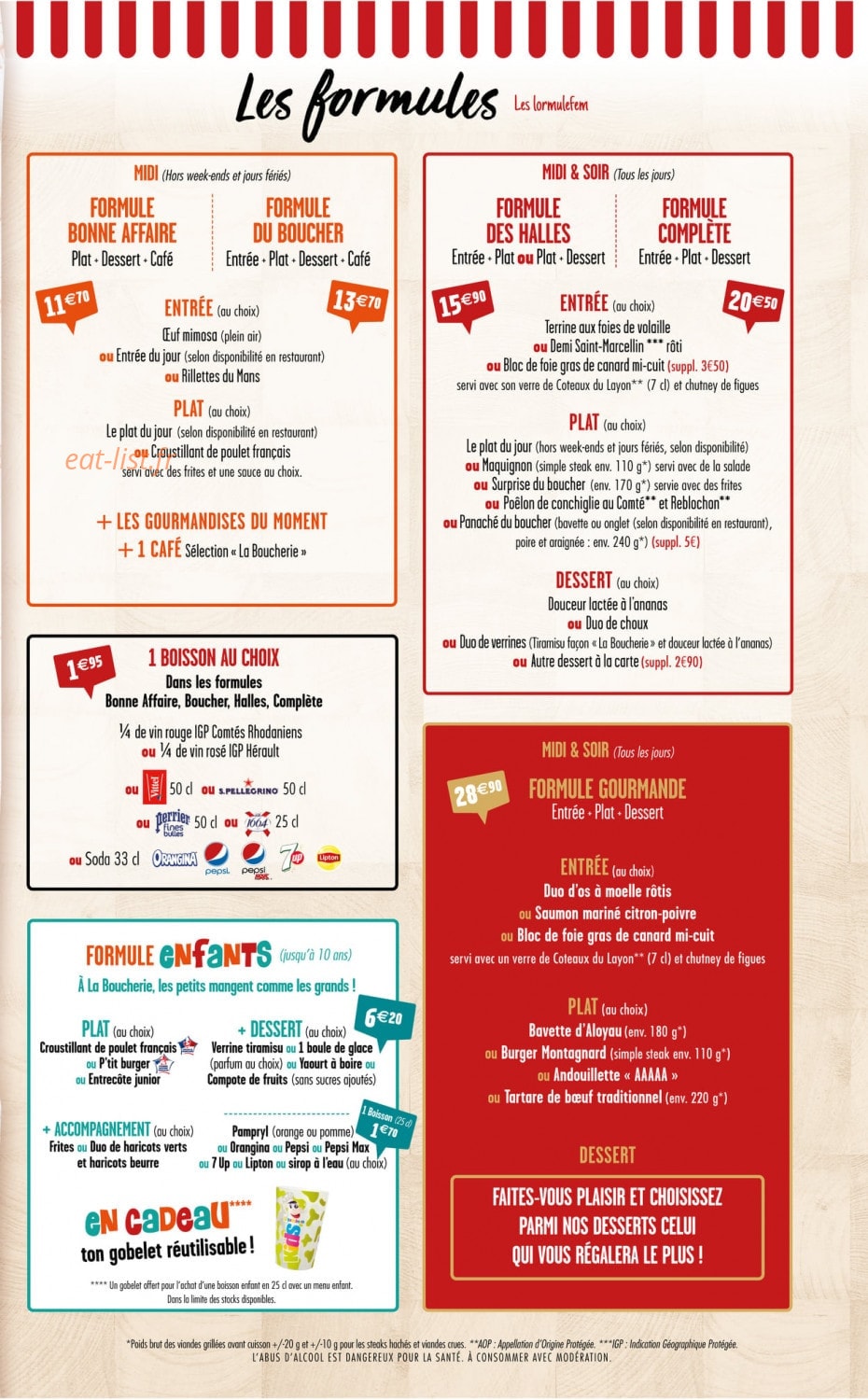 La Boucherie — carte page 4