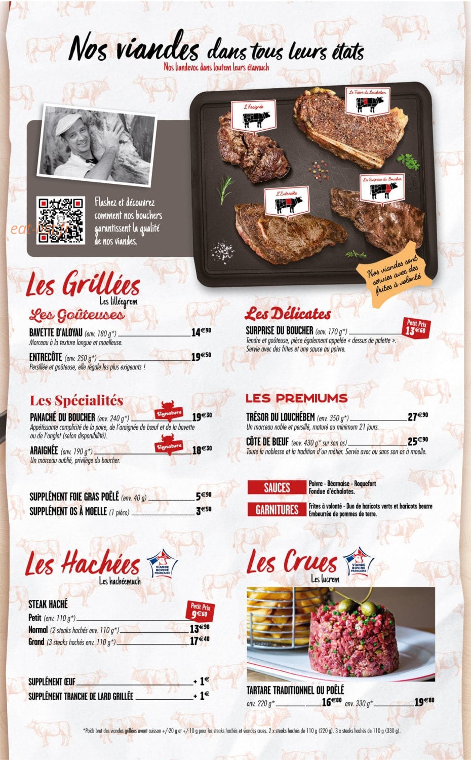La Boucherie — carte page 3