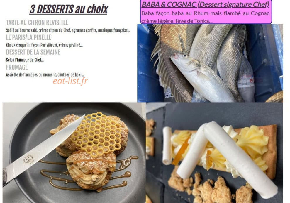 La table du chef Corvez — carte page 4