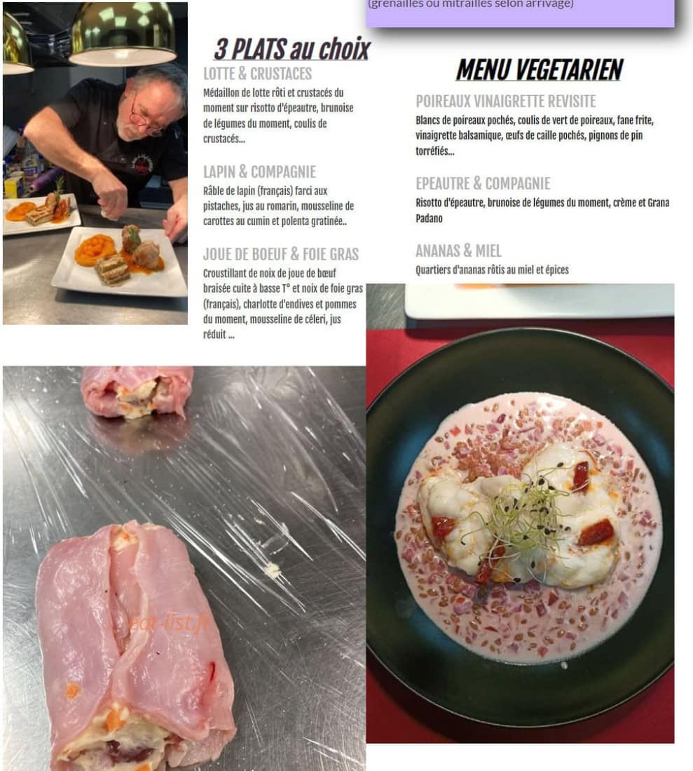 La table du chef Corvez — carte page 2