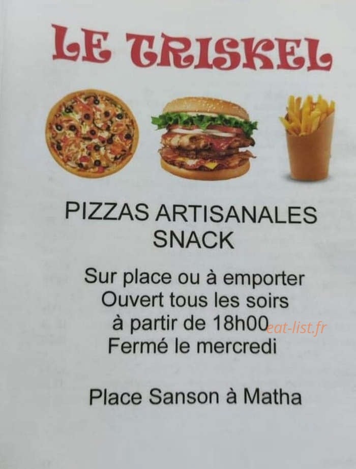 Le Triskel — carte page 1