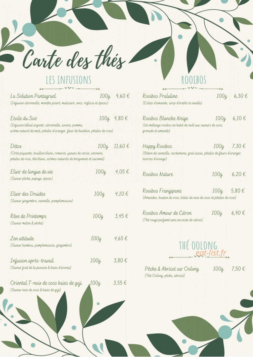 Les Fleurs Du Malt — carte page 3