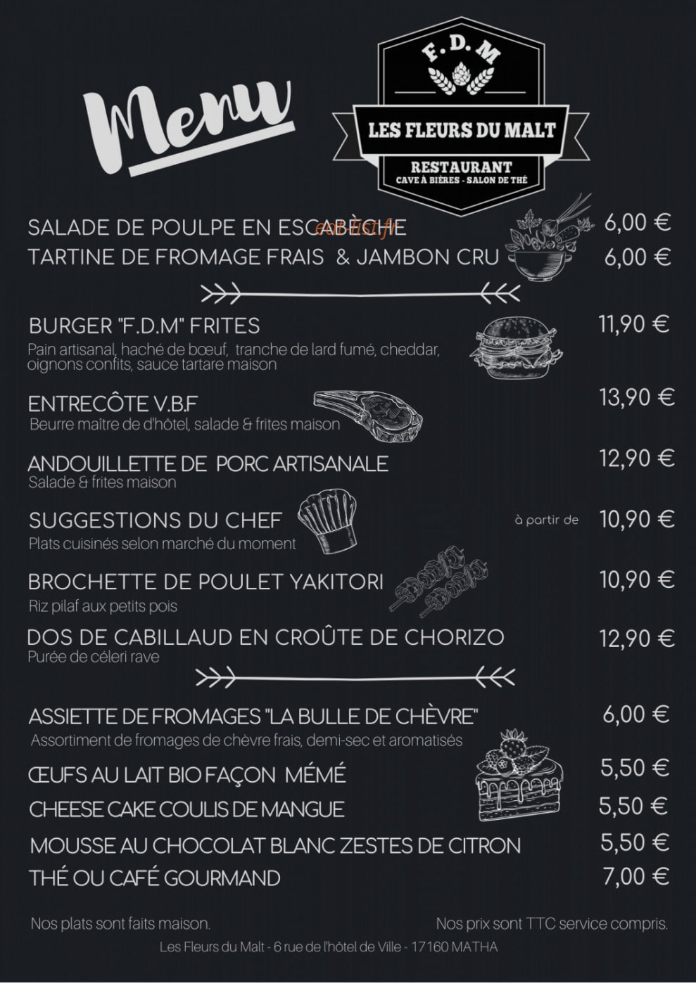 Les Fleurs Du Malt — carte page 1