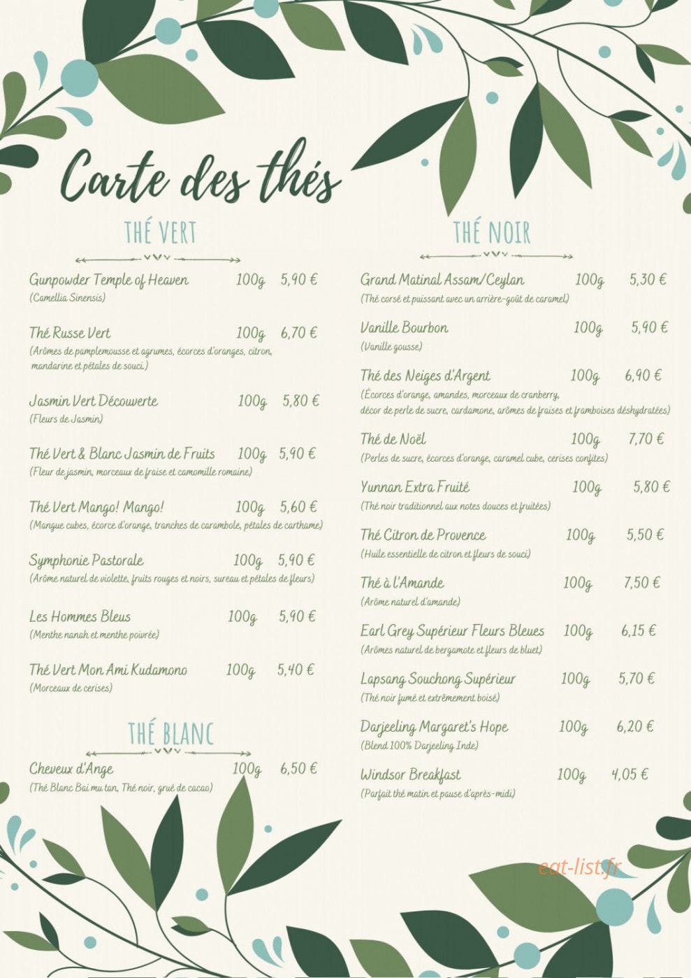 Les Fleurs Du Malt — carte page 2