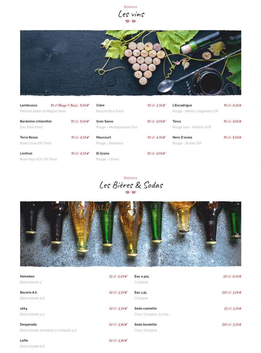 Le Napoli — carte page 4