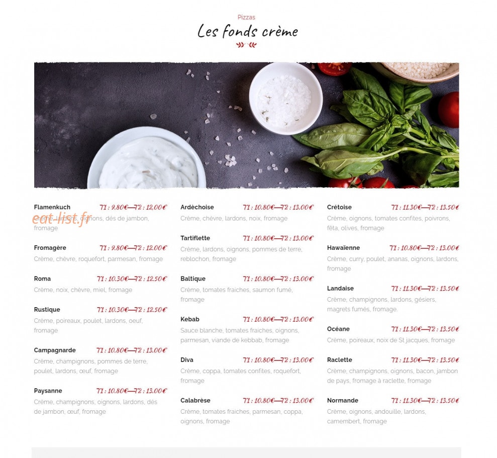 Le Napoli — carte page 2