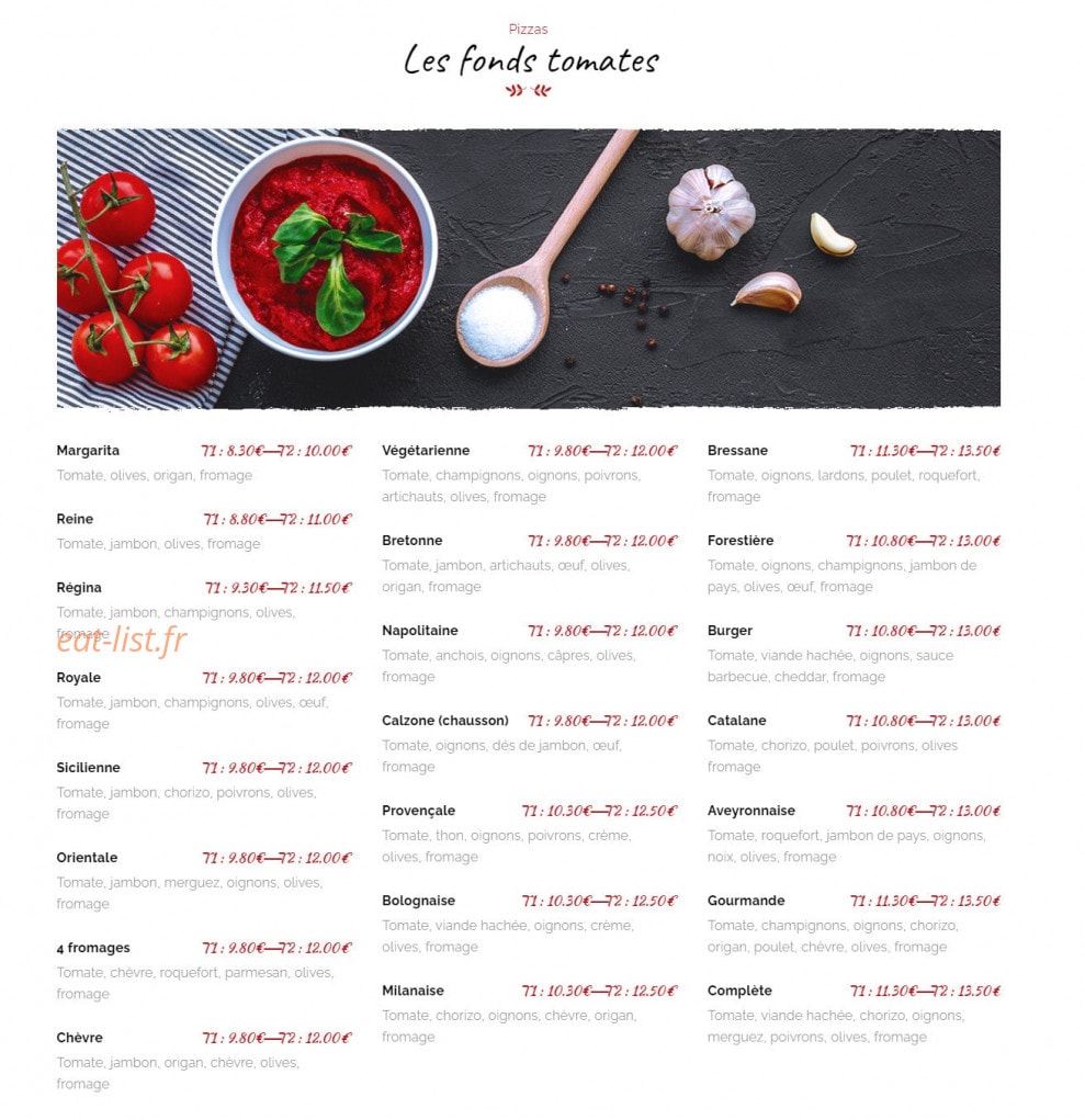 Le Napoli — carte page 1