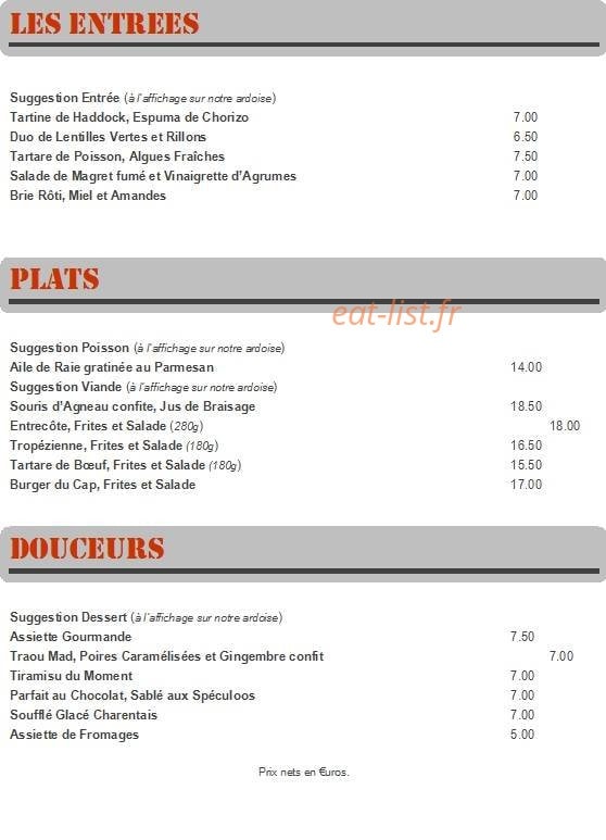 Les Temps Modernes — carte page 1