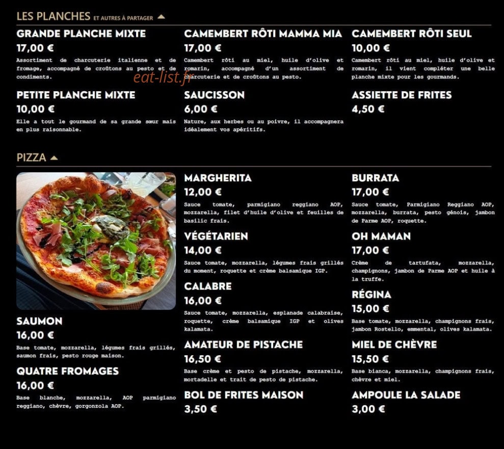 Mamma Mia — carte page 1