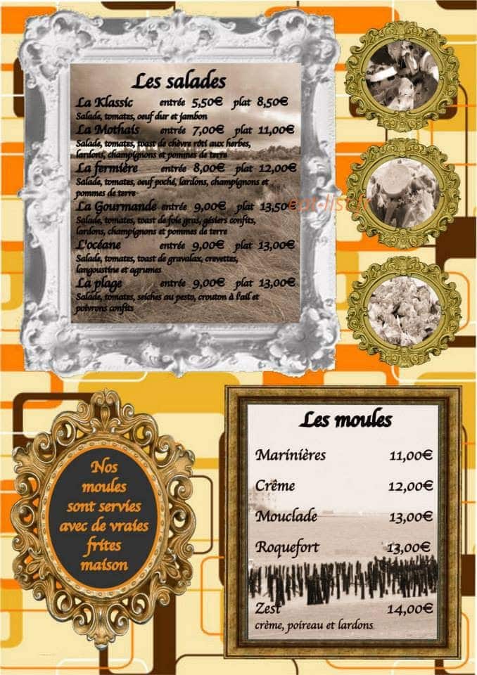 Le zest — carte page 2