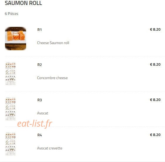 Aki sushi — carte page 9