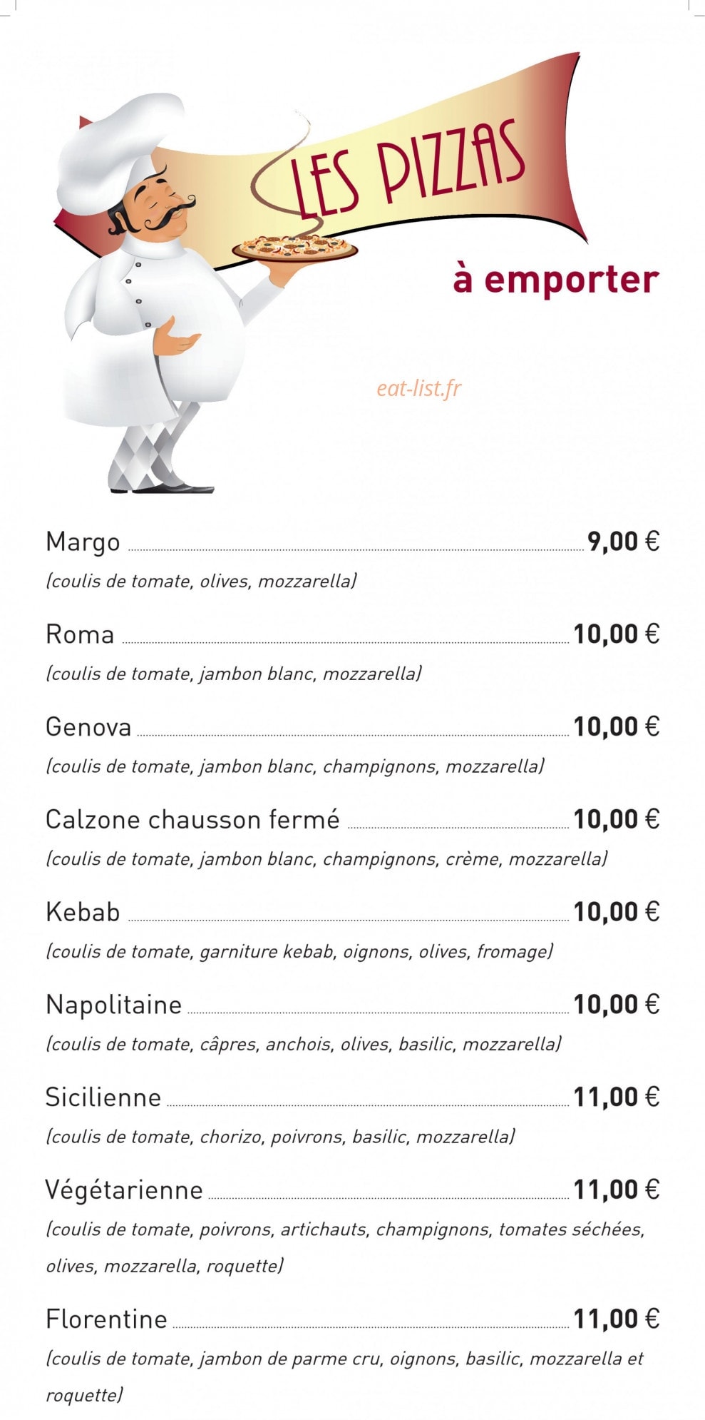 Chez Peyo — carte page 1