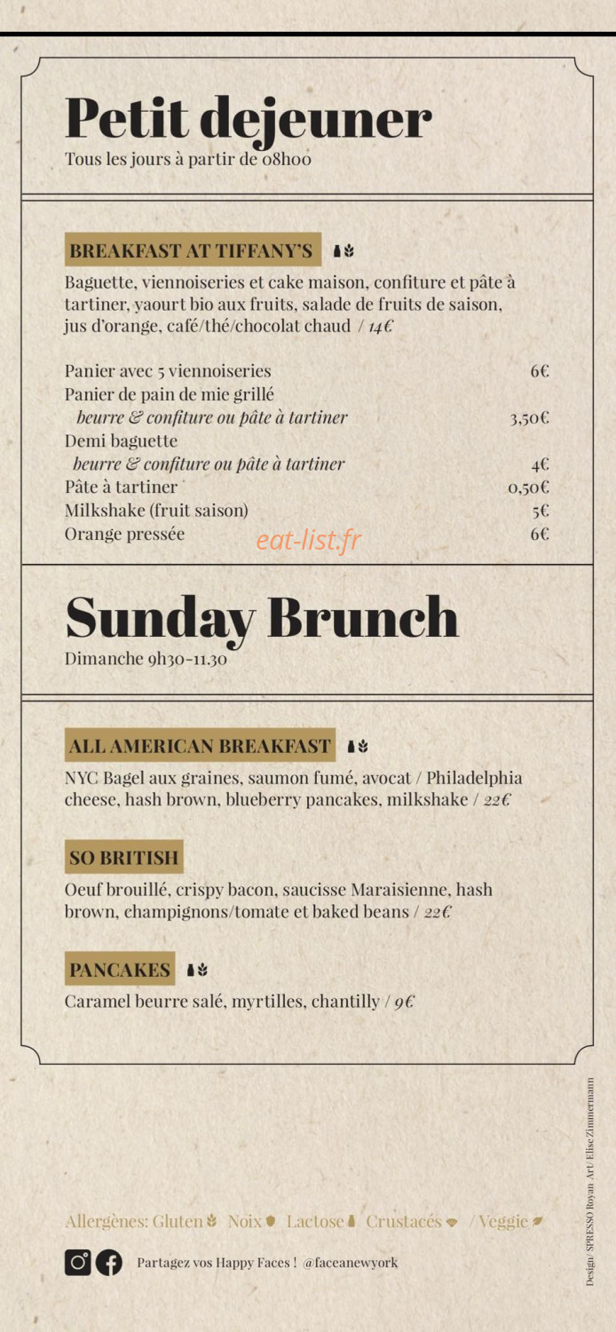 Face à New York — carte page 1
