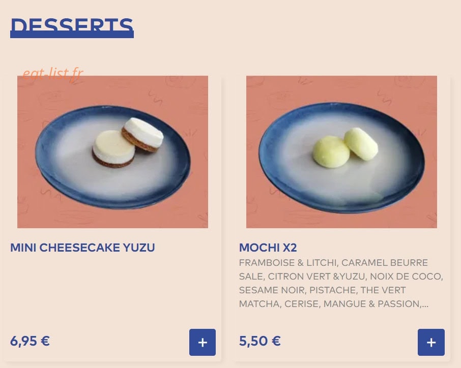 ImaSushis — carte page 12