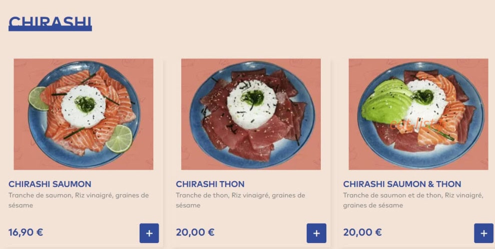 ImaSushis — carte page 6
