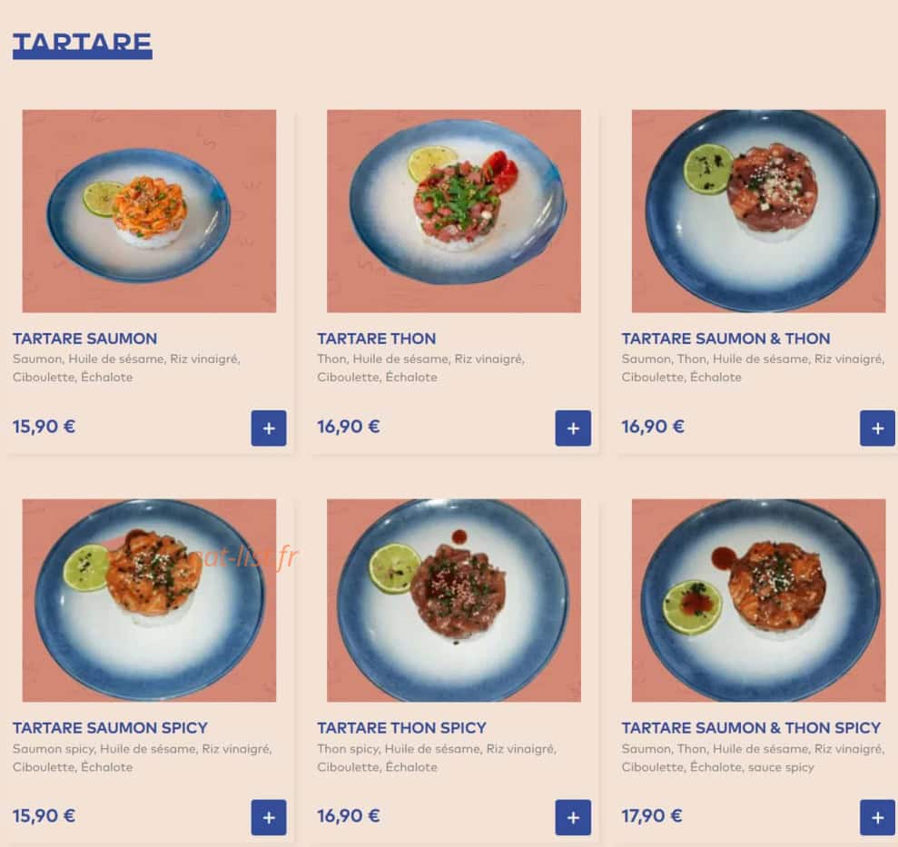 ImaSushis — carte page 7