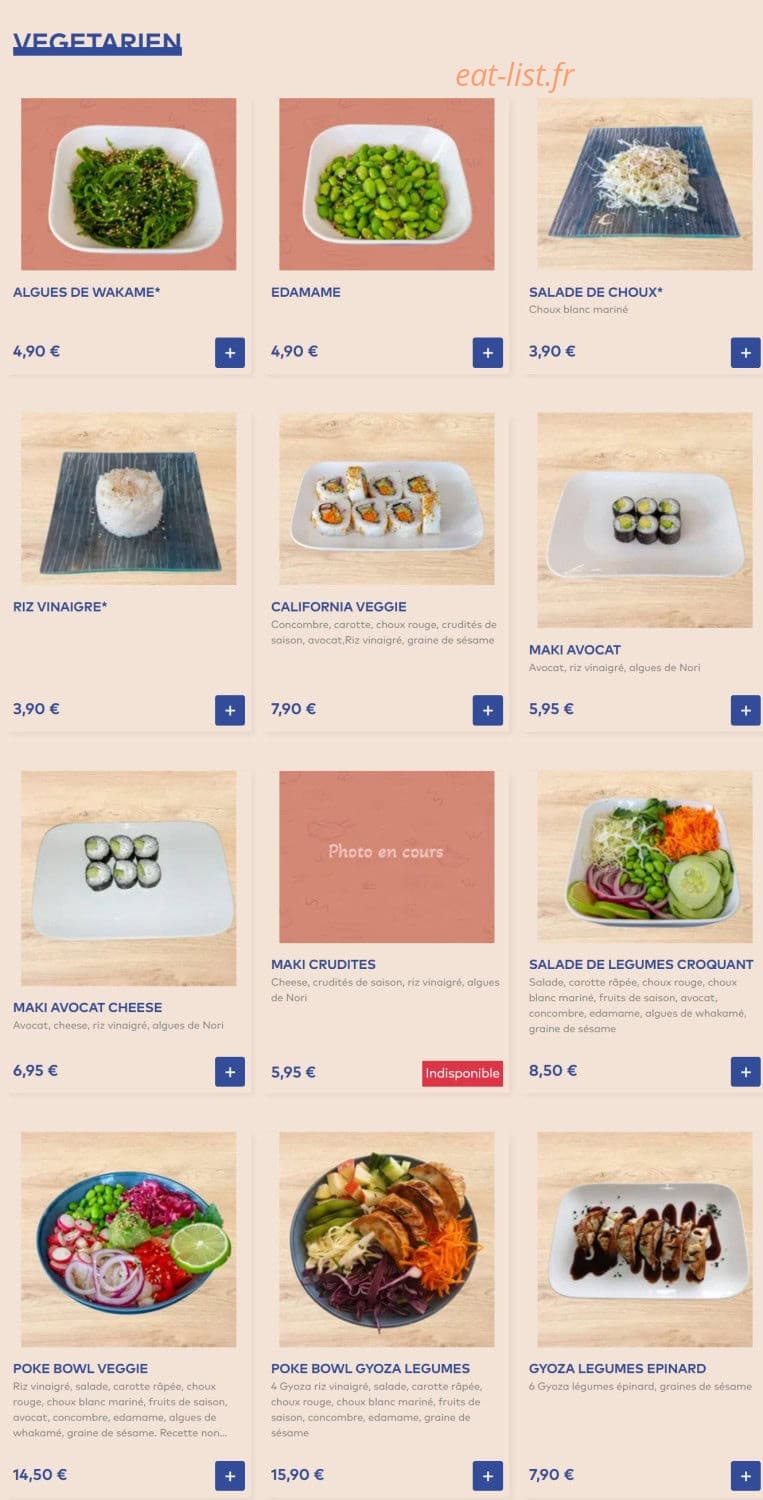 ImaSushis — carte page 10