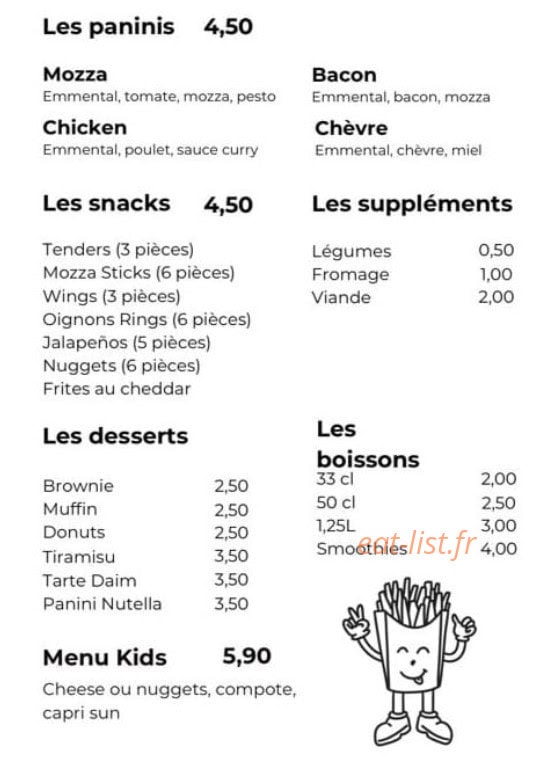 Jiji Burger — carte page 4