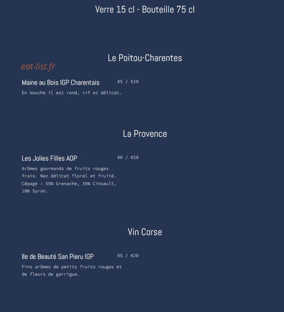 La Baraka Royan — carte page 7