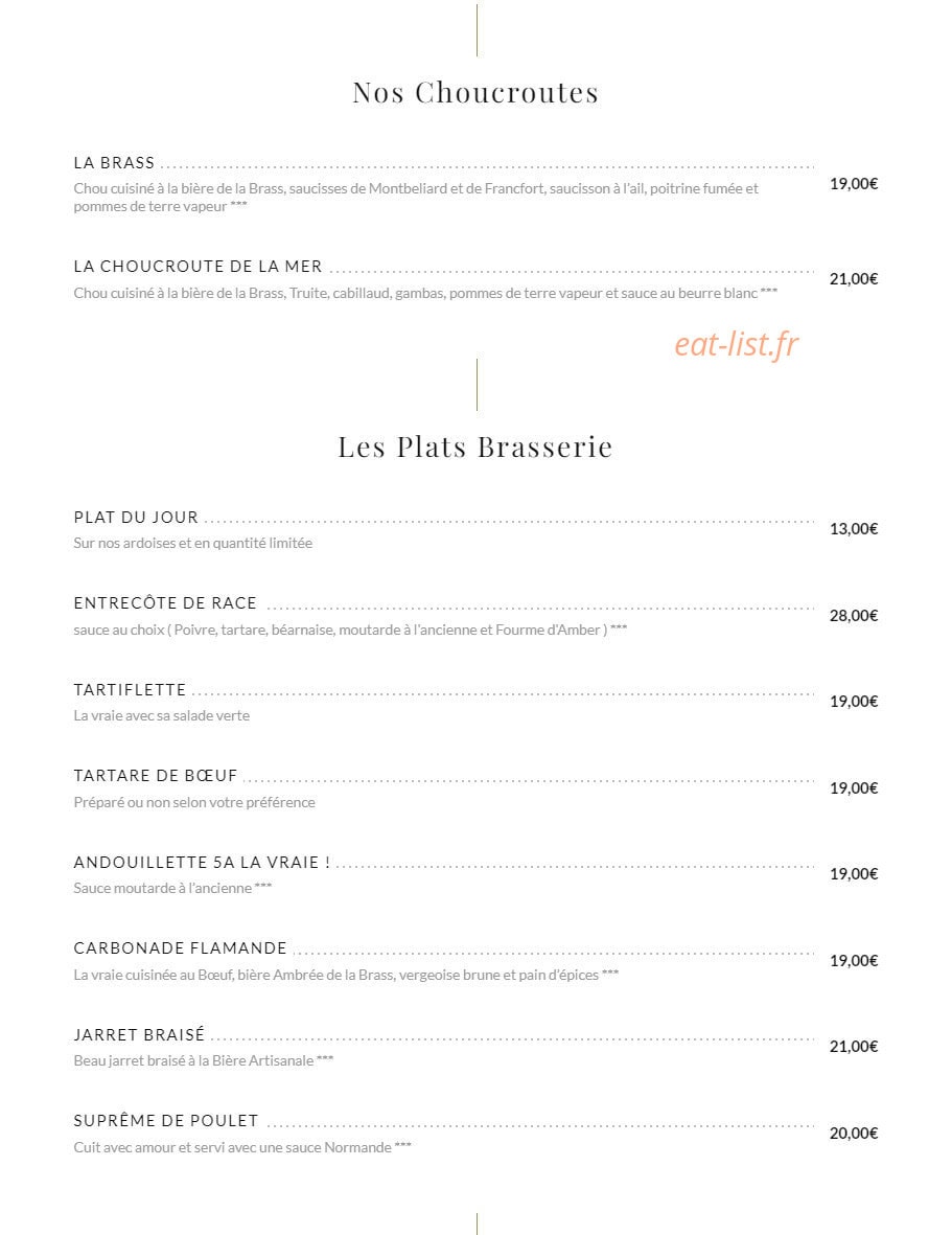 La Brass — carte page 4