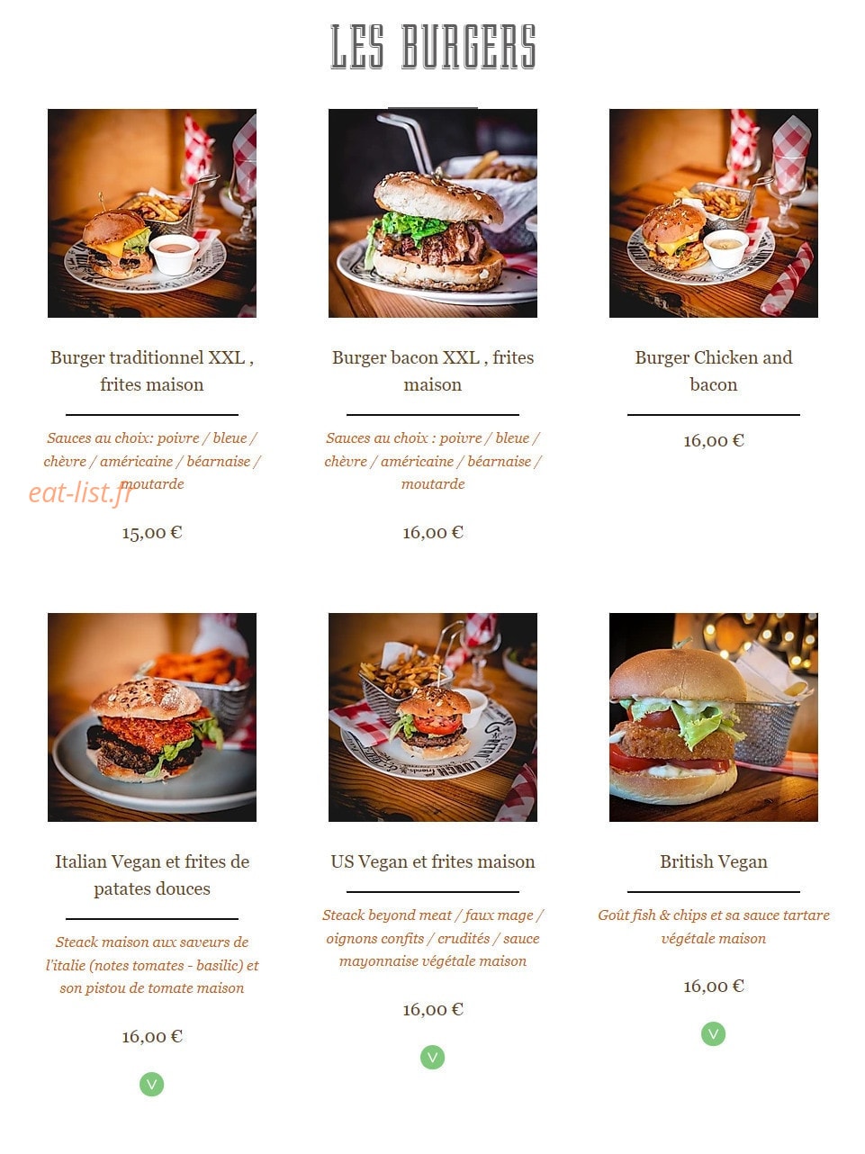 La Brasserie Royannaise — carte page 5