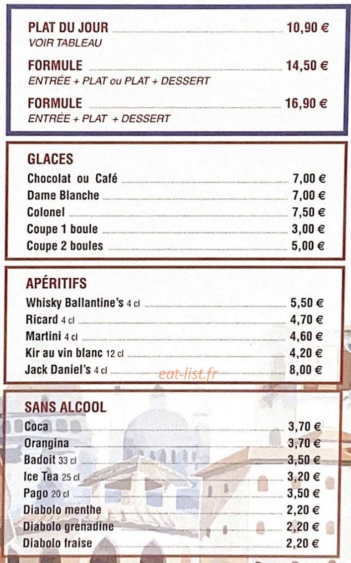 La Nostra — carte page 3