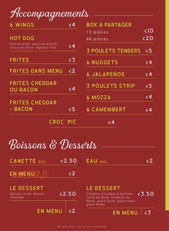 Laurent Burger — carte page 2