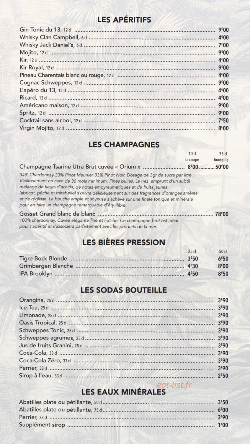 Le 13 — carte page 6