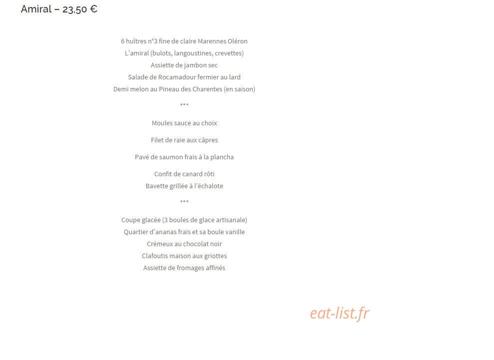 Le Carrelet — carte page 3