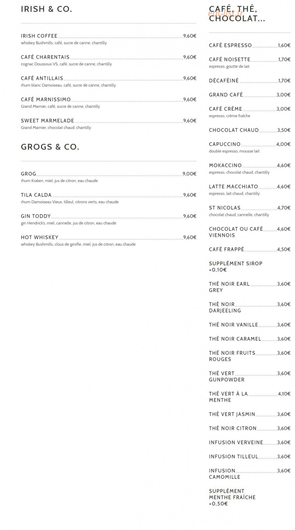 Le Floor — carte page 8