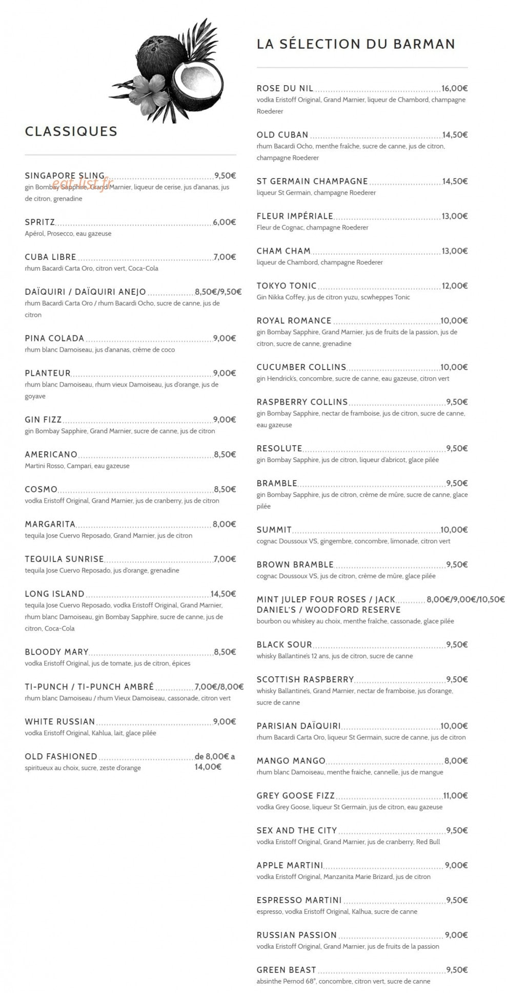 Le Floor — carte page 1