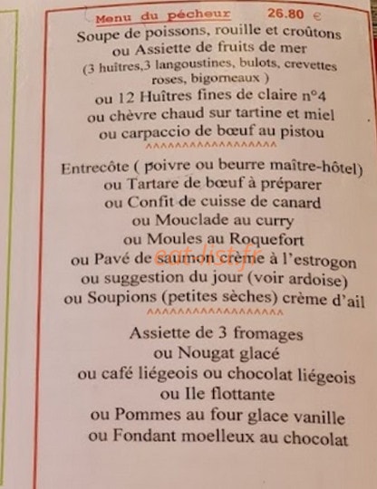 Le Mareyeur — carte page 2