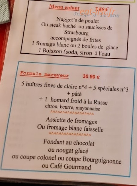 Le Mareyeur — carte page 3