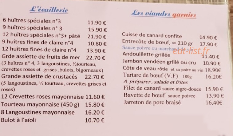 Le Mareyeur — carte page 5