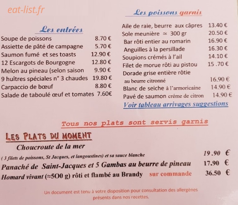 Le Mareyeur — carte page 6