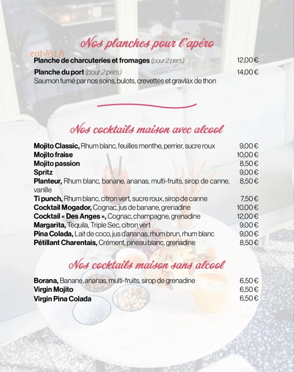 Le Mogador — carte page 2