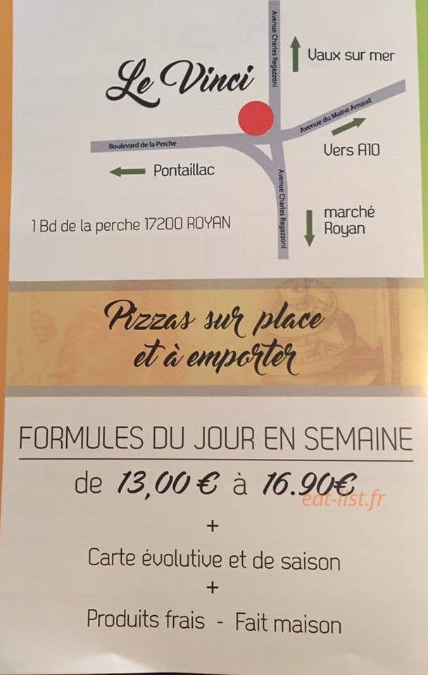 Le Vinci — carte page 9