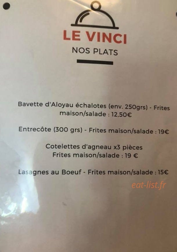 Le Vinci — carte page 5