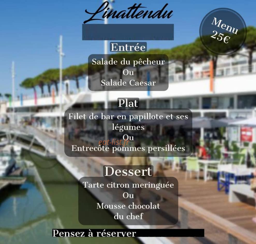Linattendu — carte page 1