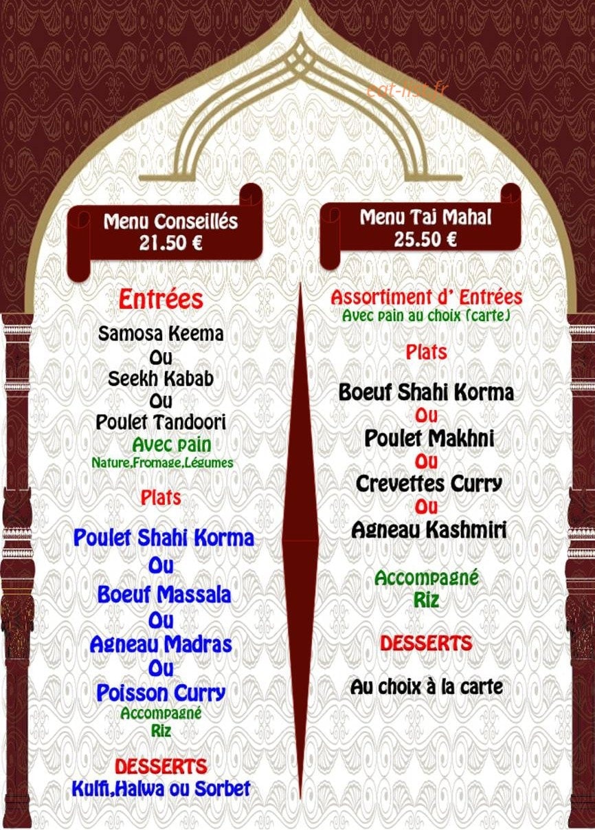 Taj Mahal — carte page 3