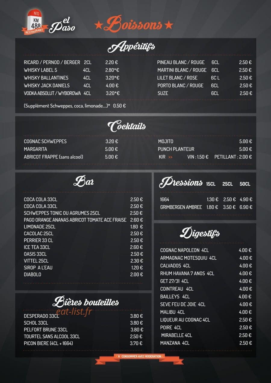 El Paso — carte page 3