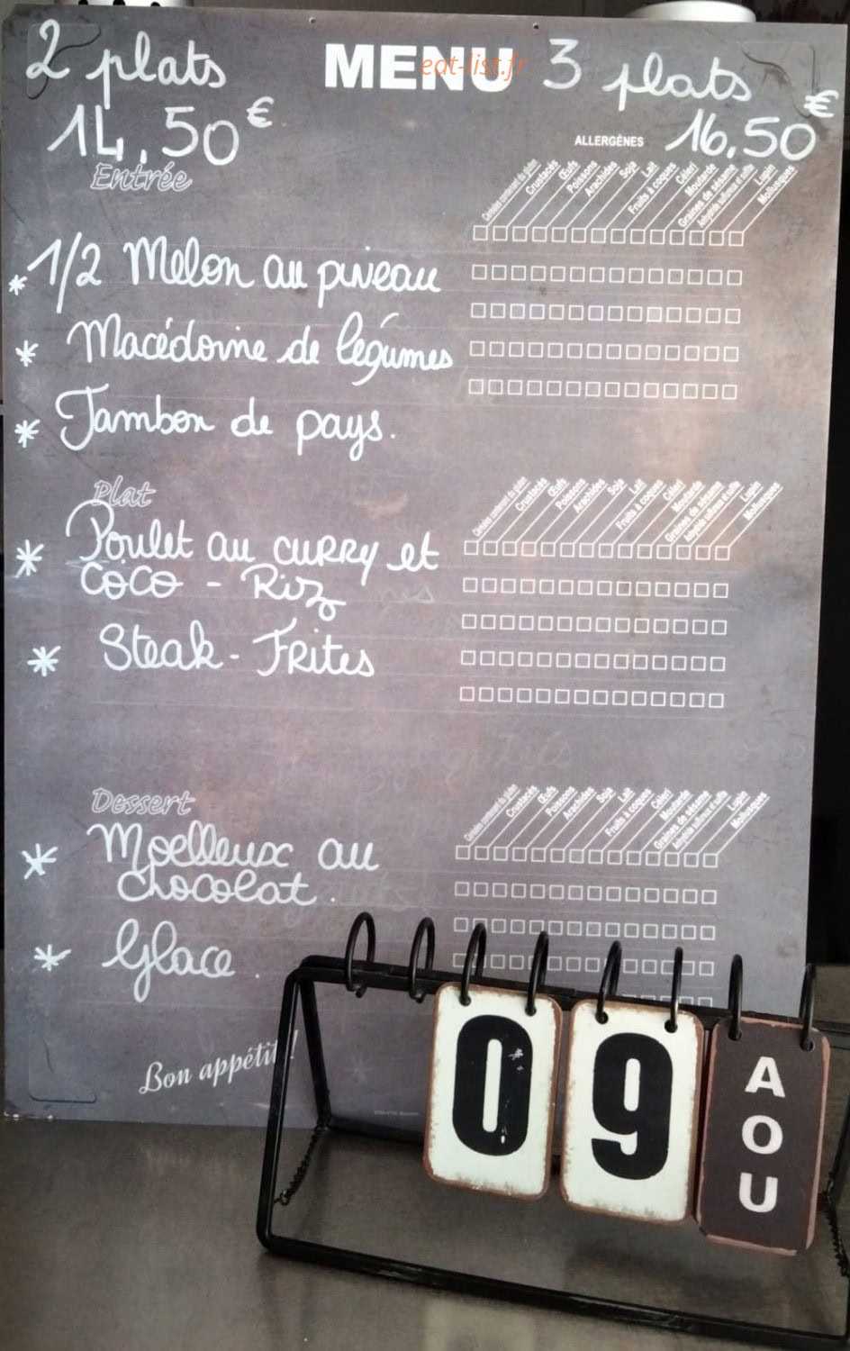 Chez MaGuy — carte page 1