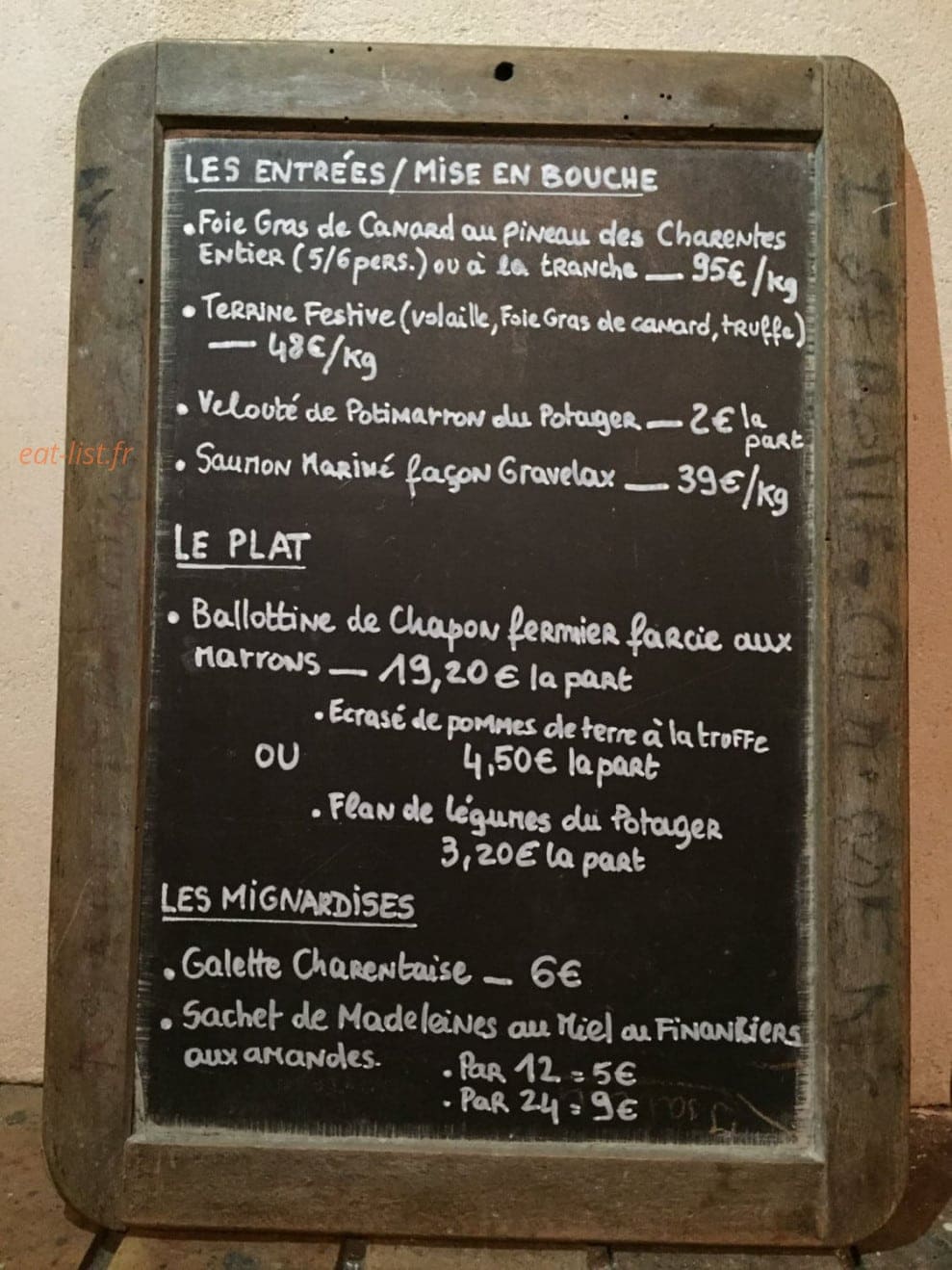 La Ferme De Pommerou — carte page 1